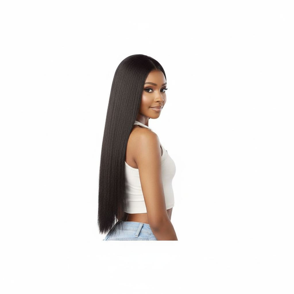 Sensationnel Curls Kinks & Co Synthetic Hair 13x6 Glueless HD Lace Wig - KINKY SILK PRESSED 26