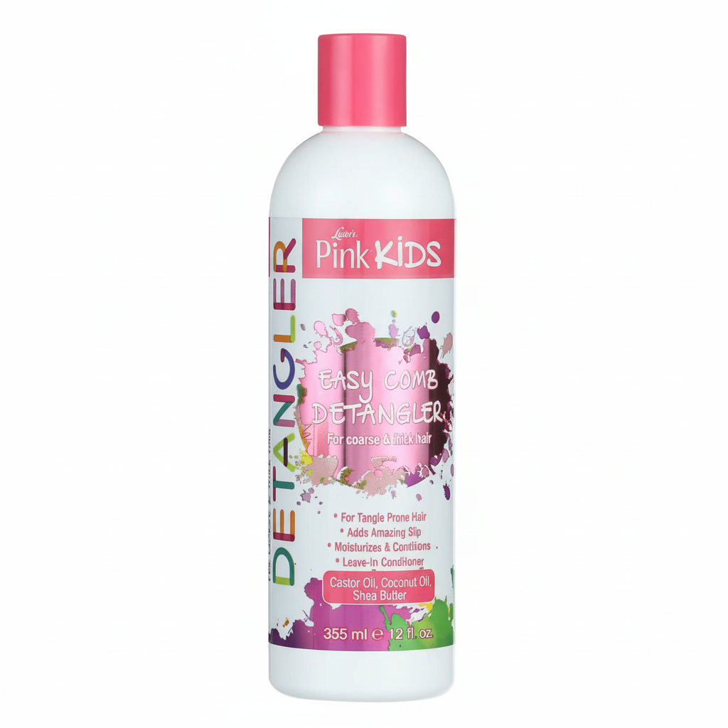 Luster's Pink Kids Easy Comb Detangler 12oz - For Coarse & Thick Hair
