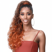 Bobbi Boss Human Hair Blend Tress Up Ponytail - MOD021 OCEAN WAVE 28