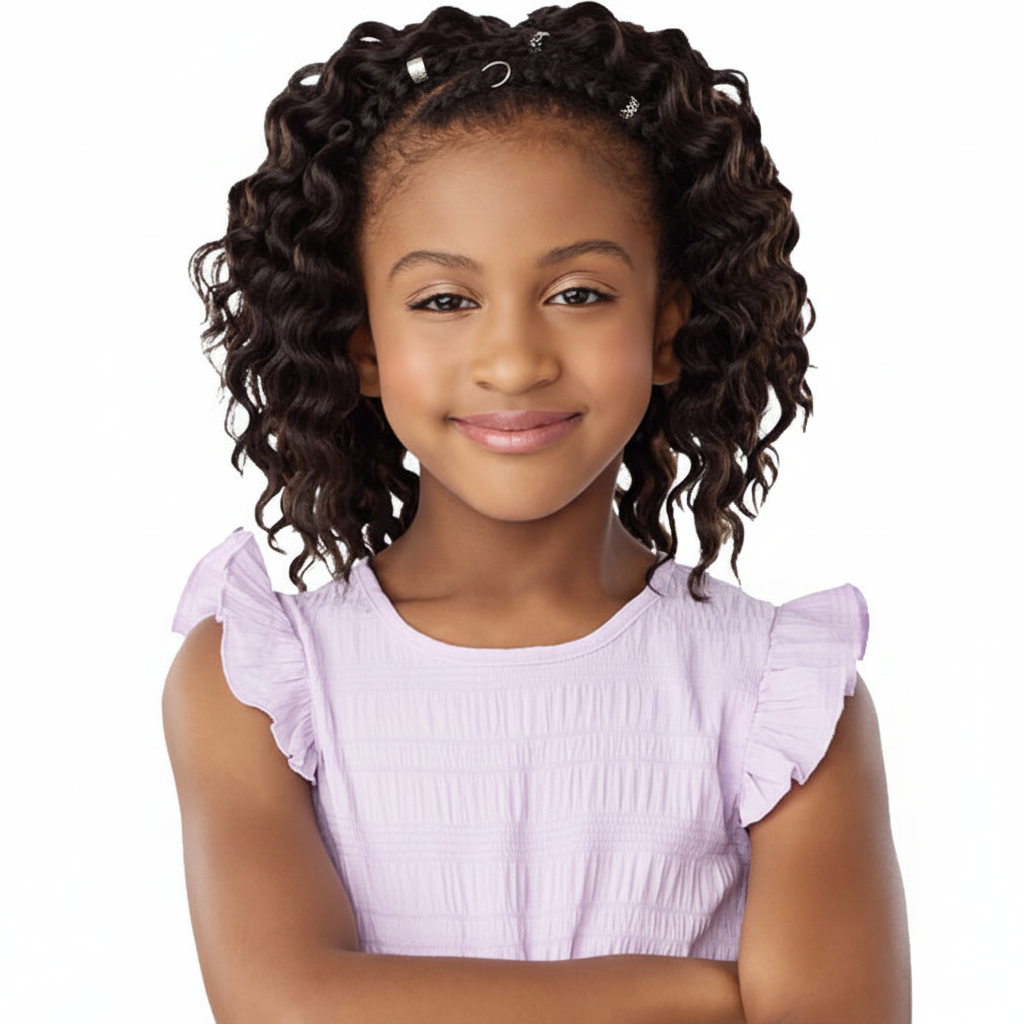 Sensationnel Lulu Mini Kids Crochet Braids - 2X BRAID OUT 8