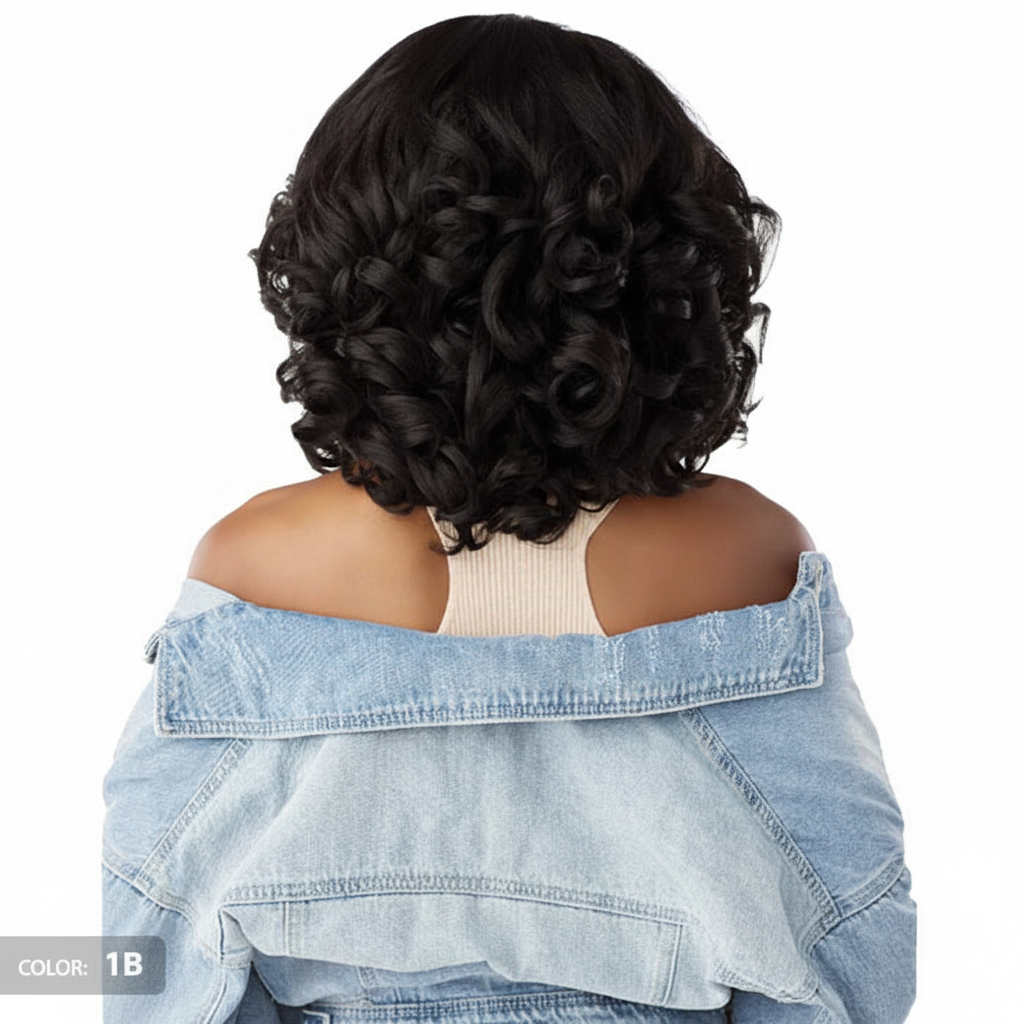 Sensationnel Curls Kinks & Co Synthetic Hair Y-Part Glueless HD Lace Wig - KINKY VOLUME CURL 14