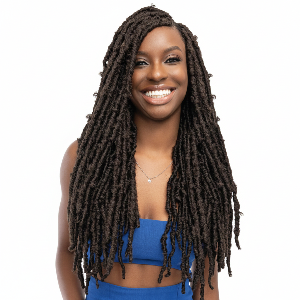 Nala Tress Butterfly Born Locs 18 model shot