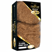 Sensationnel Empire 100% Human Hair Braiding Bulk - 2X AFRO KINKY BULK 12