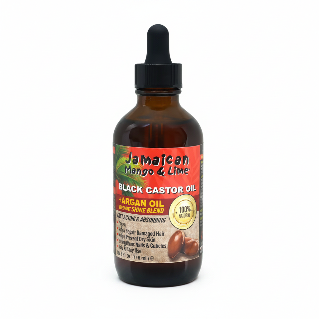 Jamaican Mango & Lime Black Castor Oil + Argan Oil
