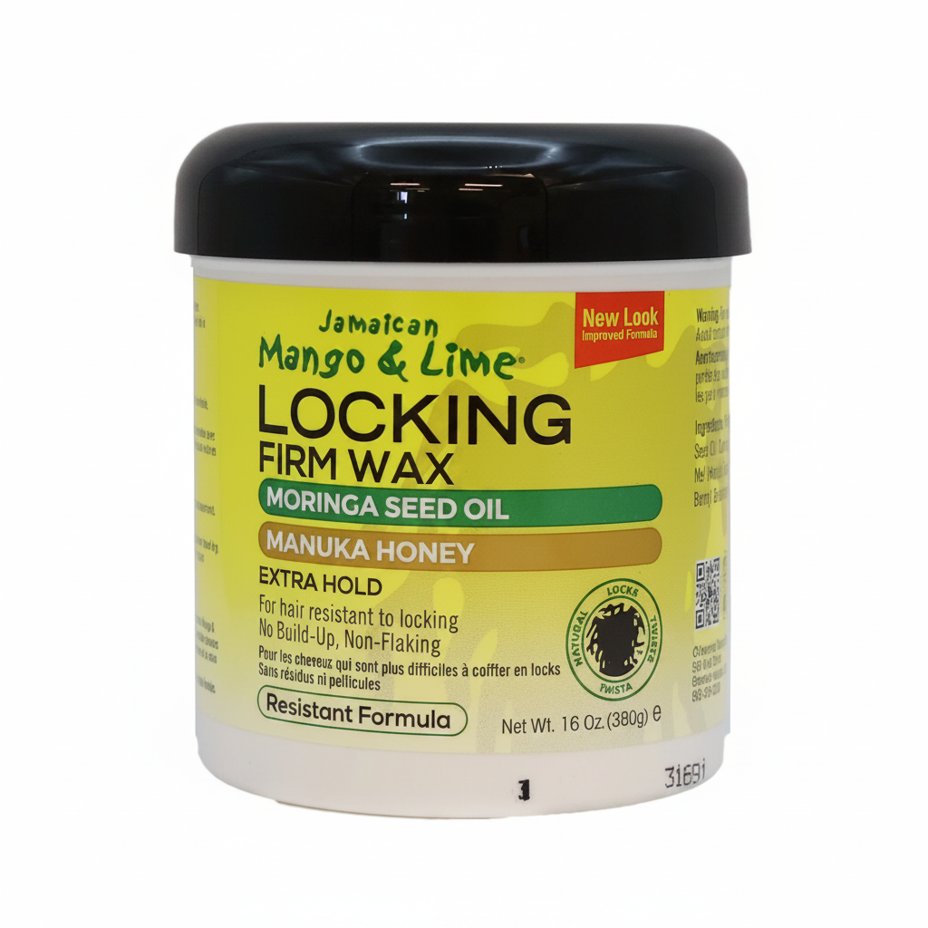 Jamaican Mango & Lime Locking Firm Wax 16oz - White Background
