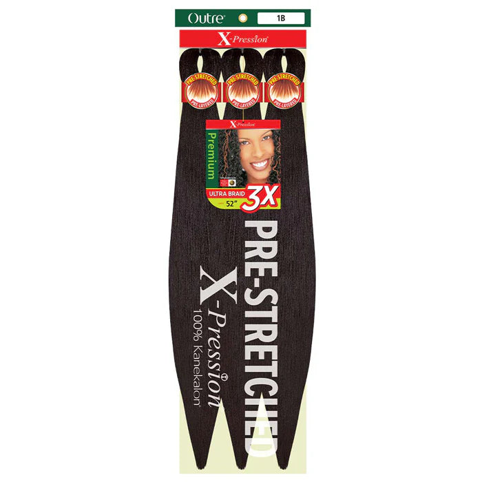 Outre Synthetic X-Pression Pre-Stretched Braid 3X 52"