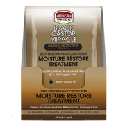 African Pride Black Castor Miracle Moisture Restore Treatment 2 oz
