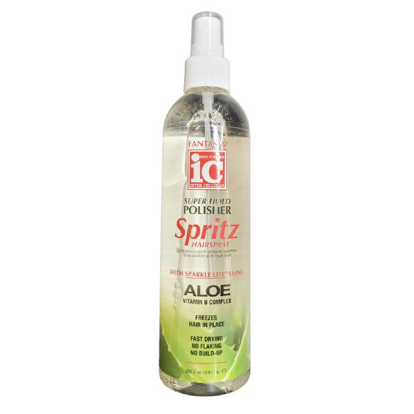 Fantasia IC Super Hold Polisher Spritz Hairspray Aloe 12 oz