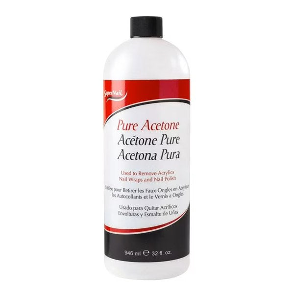 SuperNail Pure Acetone 32 oz