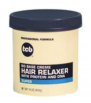 TCB No Base Creme Hair Relaxer - SUPER 15 oz