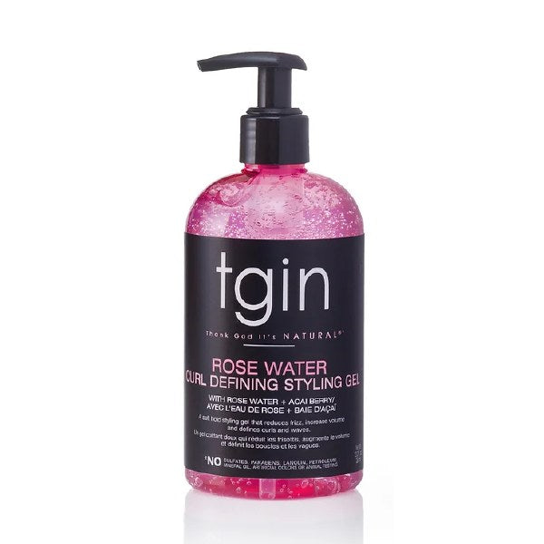 TGIN Rose Water Curl Defining Styling Gel 13 oz