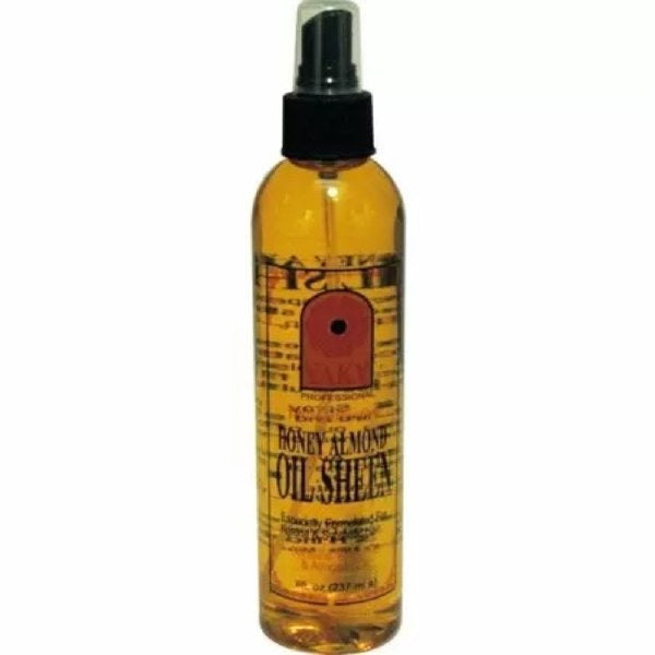 Bonfi Natural Yaky Honey Almond Oil Sheen 8 oz