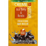 Creme of Nature Acai Berry & Keratin Strengthening Hair Masque 1.75 oz