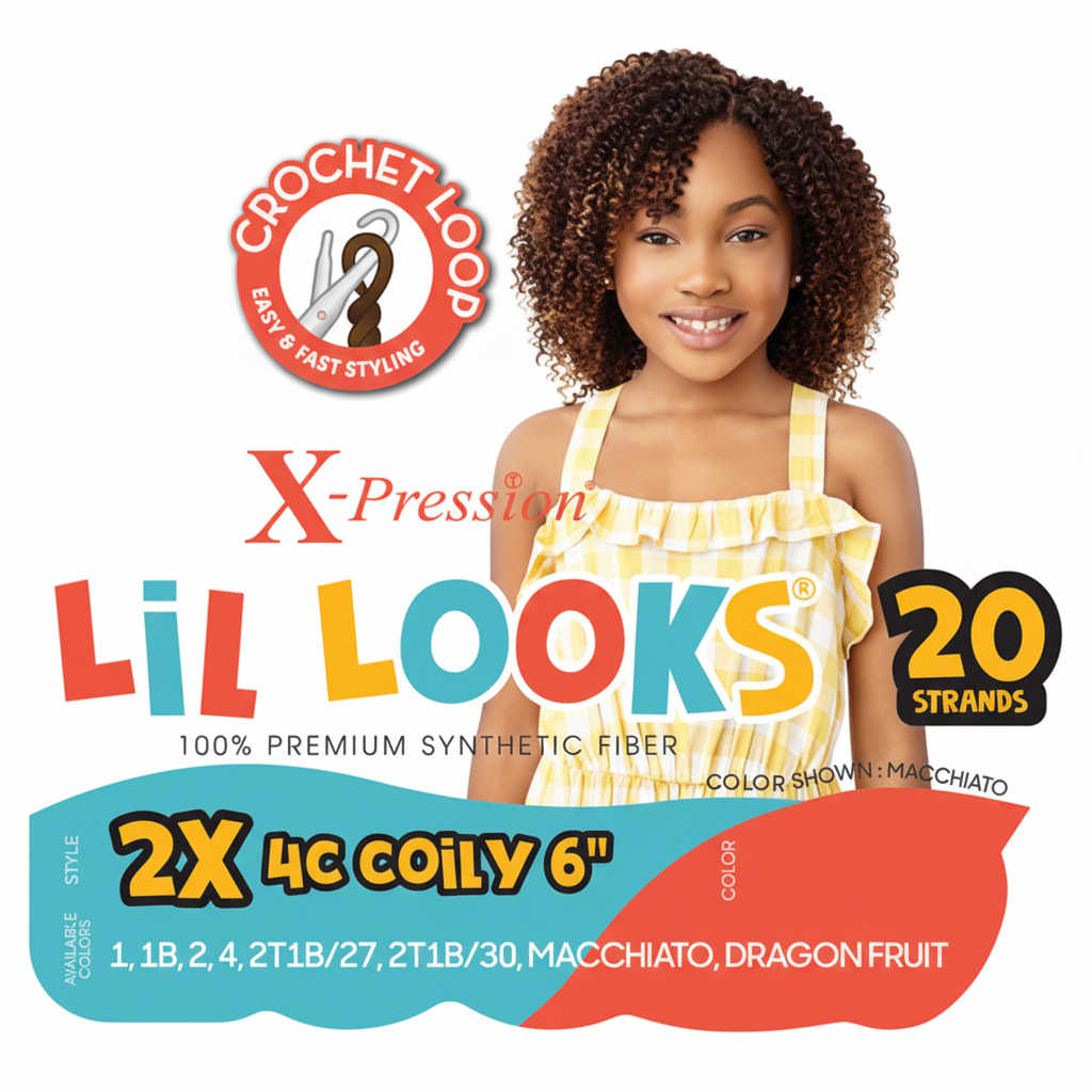Lil Looks 4C Coily Package Detail