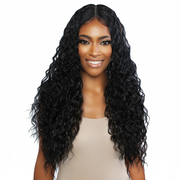 Long Curly Wig - Front View