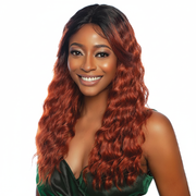 Long Wavy Wig - Front View