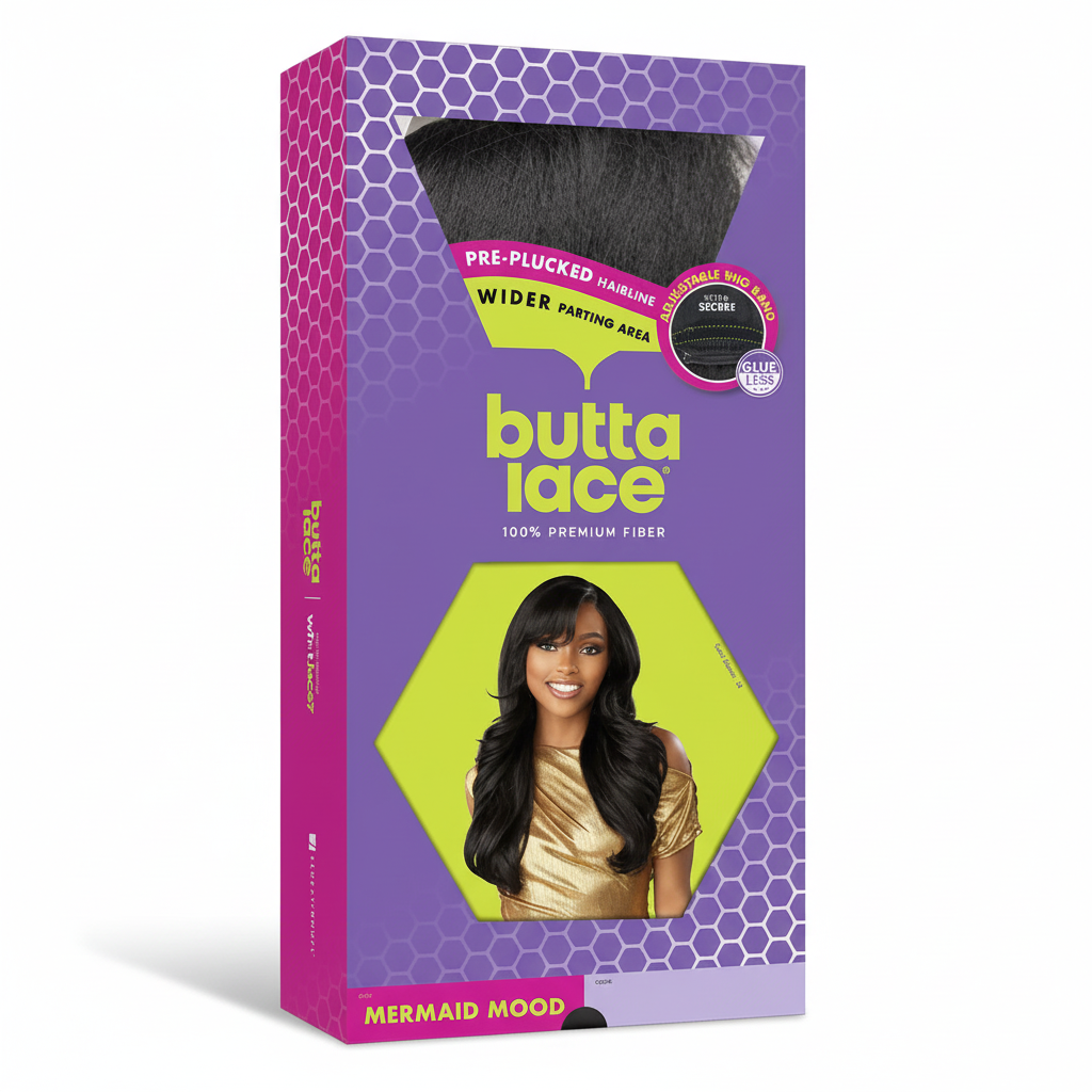 Mermaid Mood Wig - Box