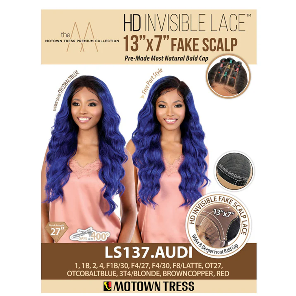 Motown Tress Synthetic Hair HD Invisible 13X7 Lace Wig - LS137 AUDI
