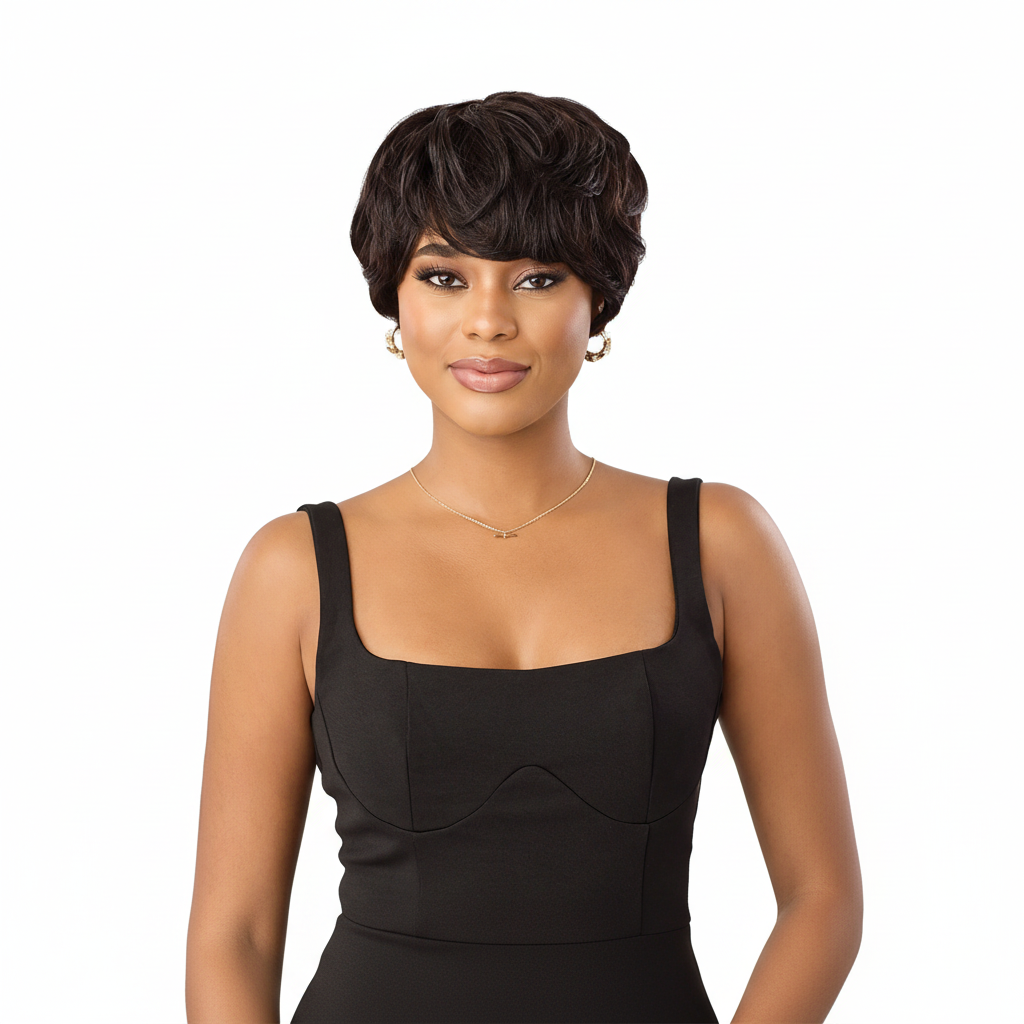 Natural brown wig side view - 1024x1024