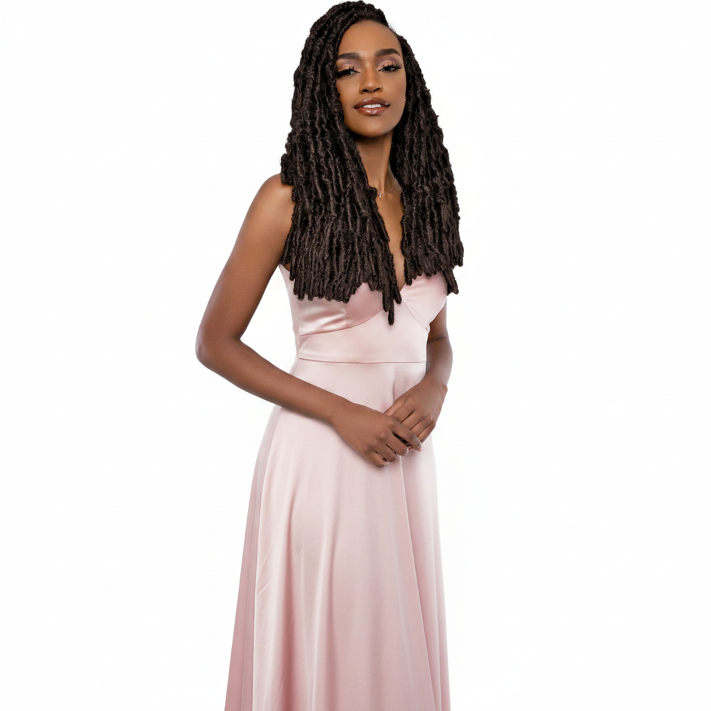 Poetry Locs Model Close-up
