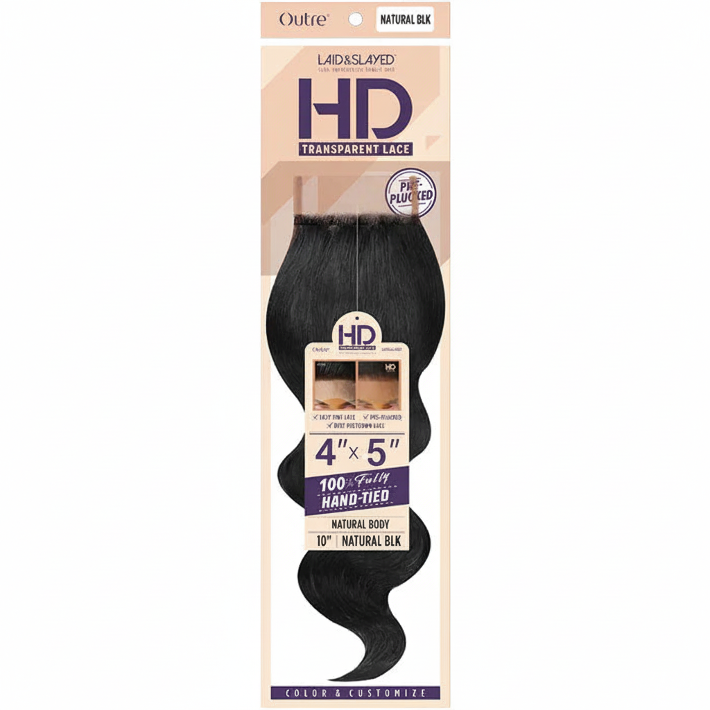 Resized hair extension with updated 4" x 5" label