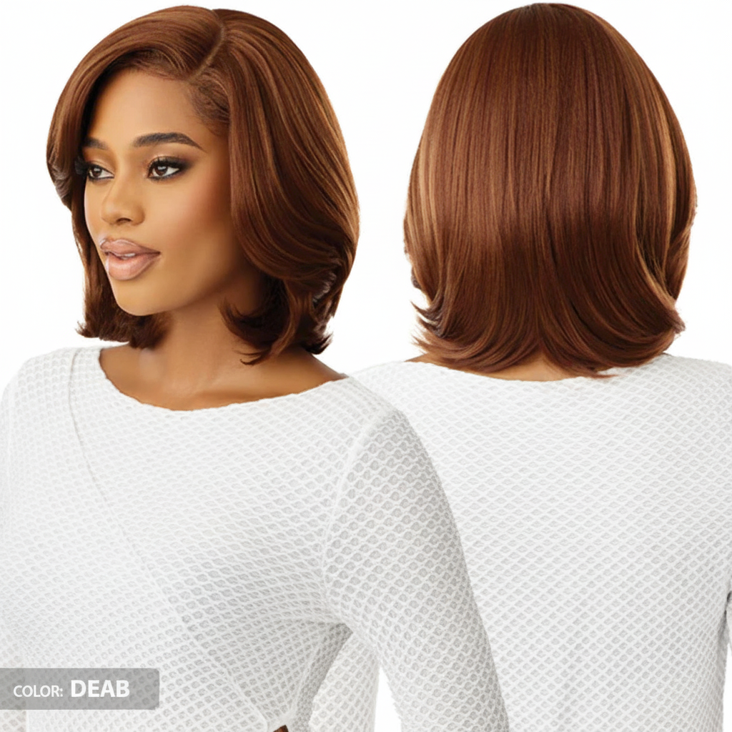 Resized wig product image - front and back views