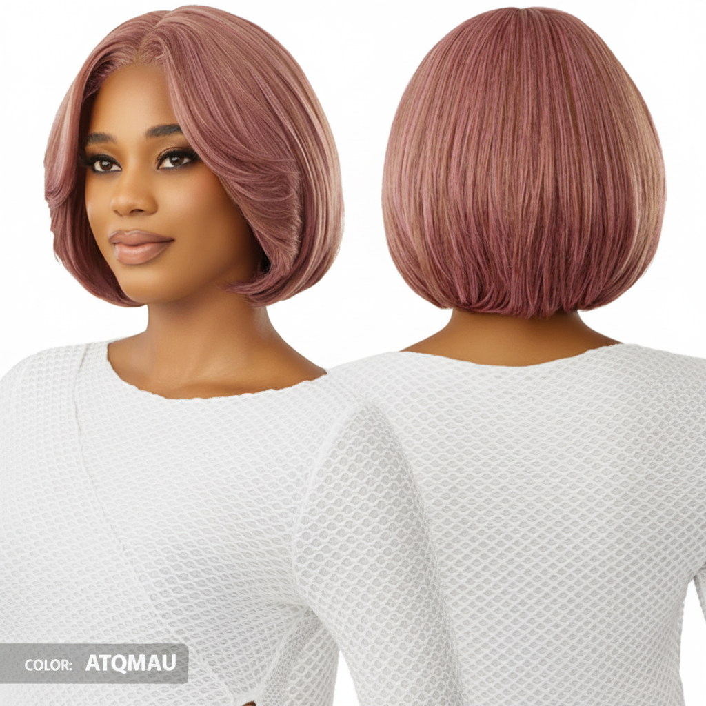 Resized wig product image - front and back views