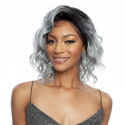 Silver Gray Ombre Bob Wig