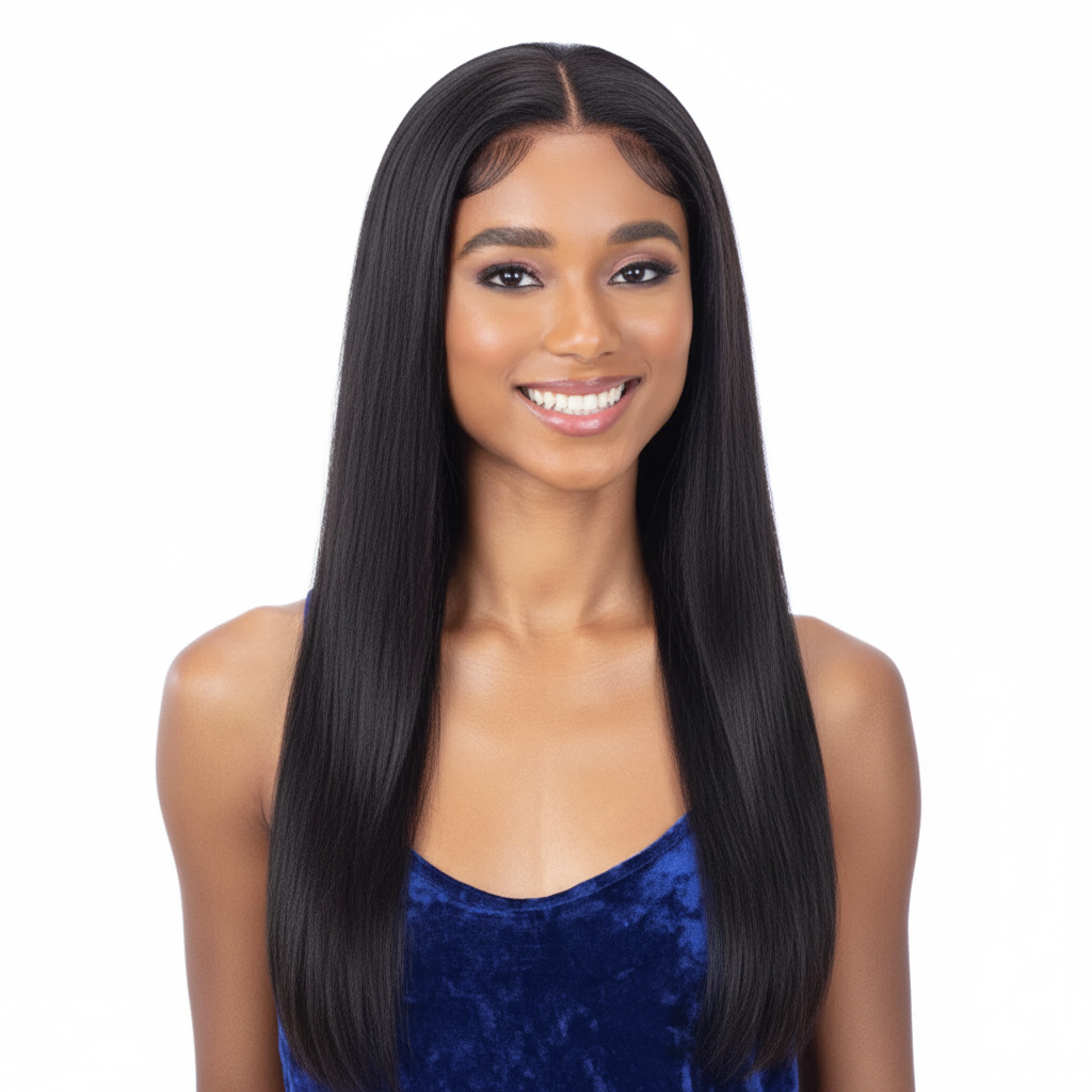 Straight Lace Front Wig - Front