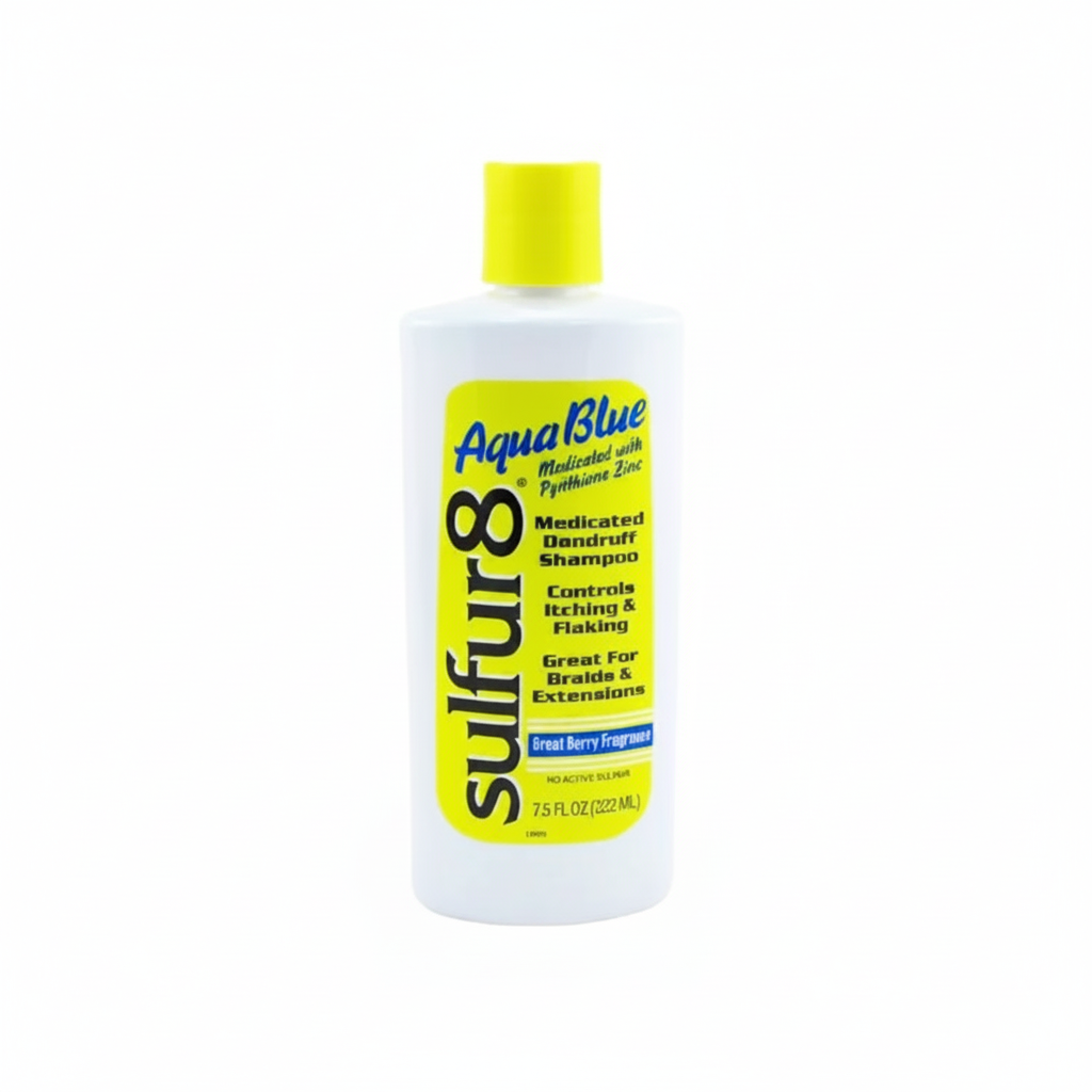 Sulfur8 Aqua Blue Medicated Dandruff Shampoo