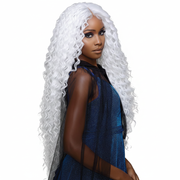 White wig side view