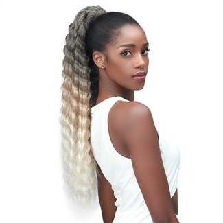 Bobbi Boss Human Hair Blend Tress Up Ponytail - MOD029 CRIMP CURL 26