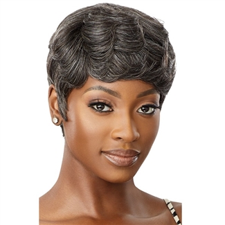 Outre 100% Human Hair Fab & Fly Gray Glamour Wig - HH ADDISON